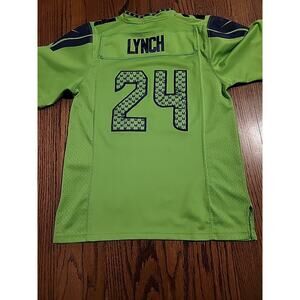 Nike Marshawn Lynch Seattle Seahawks Football Jersey Youth 8 Small Boys Kids